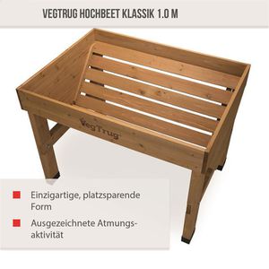 Produktbild für Hochbeet VegTrug Klassik, aus Zedernholz