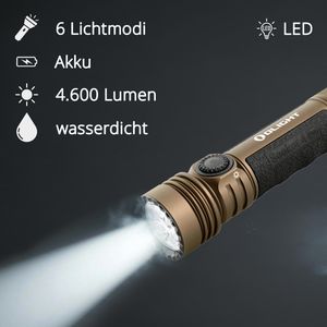 Produktbild für Taschenlampe Olight Seeker 4 Pro, LED, aufladbar