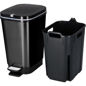 Produktbild für Mülleimer Curver KIS Chic Bin Style, schwarz