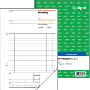 Rechnungsbuch Sigel RE525, A5