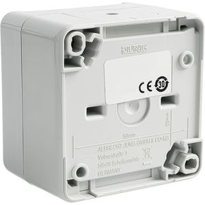 Produktbild für Lichtschalter Jung 809 W, WG 800, grau