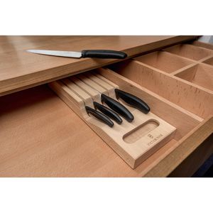 Produktbild für Messerset Victorinox Swiss Classic mit Schubladen-Messerhalter
