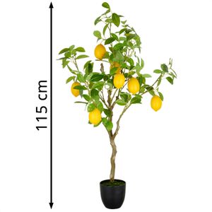 Produktbild für Kunstpflanze Creativ-green Zitronenbaum