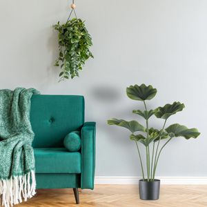 Produktbild für Kunstpflanze Creativ-green Strahlenpalme grün