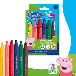 Produktbild für Filzstifte Staedtler Noris junior Peppa Pig 329 L1