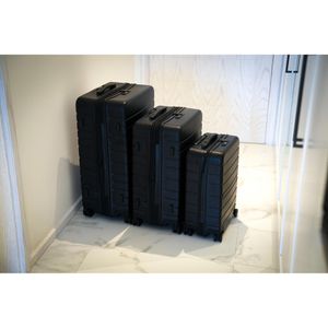 Produktbild für Koffer JSA Rabs, 45610, erweiterbar, schwarz, 3-teilig
