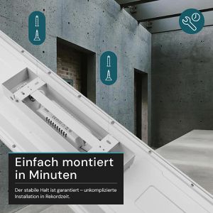 Produktbild für LED-Panel Luxula LX-8020-CCT, weiß, 80 x 20 cm