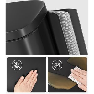 Produktbild für Mülleimer Songmics LTB03BK, schwarz