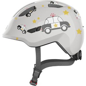 Fahrradhelm Abus Smiley 3.0 grey police, für Kinder