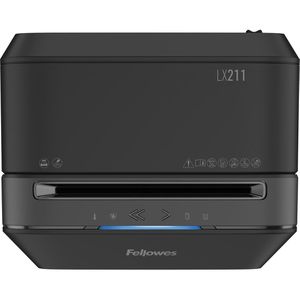 Produktbild für Aktenvernichter Fellowes 5050201 LX211, schwarz, mit Rollen