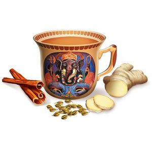 Produktbild für Tee YogiTea Black Chai, Gewürzteemischung, BIO