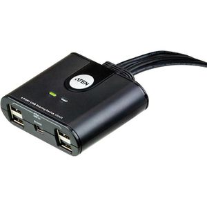 Produktbild für USB-Switch Aten US424, mit Fernbedienung, USB 2.0, für 4 PC