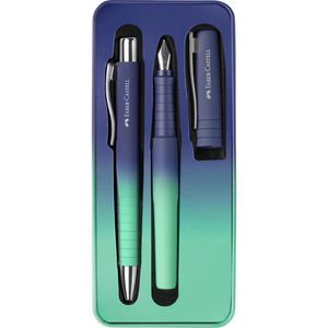 Produktbild für Schreibset Faber-Castell Poly Ball Buzzing Blue, 2-teilig