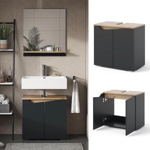 Produktbild für Waschbeckenunterschrank Vicco Marelle, stehend