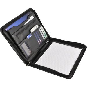 Schreibmappe DESQ 3680 Business Classy, schwarz, Kunstleder