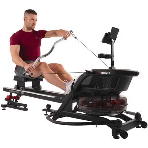 Produktbild für Rudergerät Hammer-Sport WaterEffect 3D Stahlrahmen, bis 150 kg