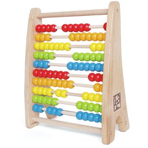 Produktbild für Rechenschieber Hape Regenbogen-Abakus, 100 Perlen