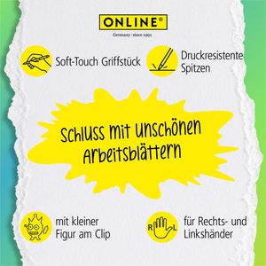 Produktbild für Gelschreiber Online magiXX Fun Wild Life, 70188, radierbar