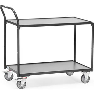 Tischwagen Fetra 2742, Metall & Holz, Grey Edition