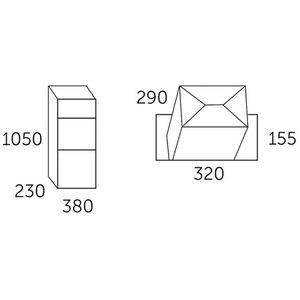 Produktbild für Paketbriefkasten Allux 600 Parcel RS, anthrazit