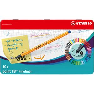 Fineliner Stabilo Point 88, 8850-6, farbig sortiert