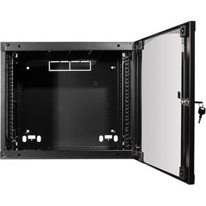 Produktbild für Netzwerkschrank LogiLink Single Section, W06F64B, 19 Zoll