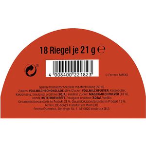 Produktbild für Schokoriegel Kinder Riegel