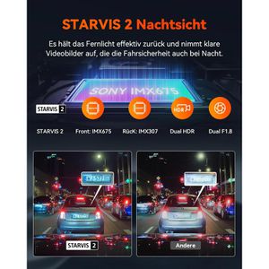 Produktbild für Dashcam Vantrue Sonnet 1 Pro, Auto