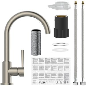 Produktbild für Küchenarmatur Schütte Cornwall, Edelstahl