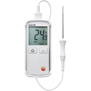Testo Einstichthermometer 108, digital, -50 bis 300°C, HACCP, 100 cm Kabel, Sonde 10 cm