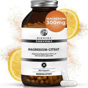 Produktbild für Magnesium Qidosha Citrat, 300 Kapseln