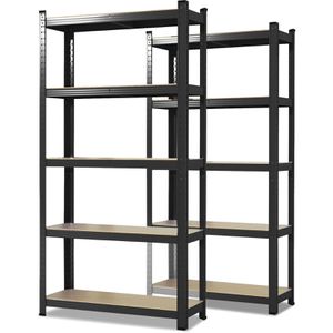 Schwerlastregal Karat Lakota, 5 Holzböden