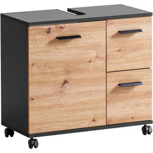 Waschbeckenunterschrank Schildmeyer Palermo 157635, mit Rollen