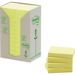 Haftnotizen Post-it Recycling Notes, gelb