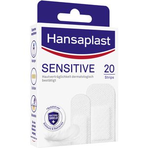 Produktbild für Pflaster Hansaplast Sensitive, 20 Strips