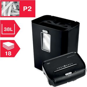 Produktbild für Aktenvernichter Rexel 2104588EU ProMax RSS1838, mit Rollen