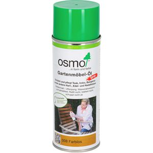 Osmo Holzöl Gartenmöbel-Öl Spray, 0,4l, außen, seidenmatt, 008 farblos