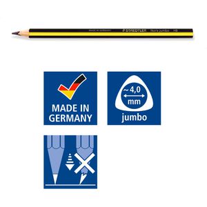 Produktbild für Bleistift Staedtler Noris jumbo 119