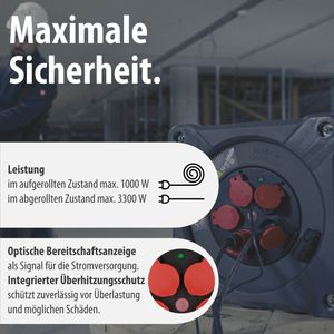 Produktbild für Kabeltrommel Brennenstuhl Professional KA5100, für außen IP44