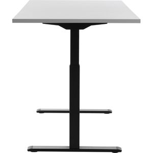 Produktbild für Schreibtisch Topstar E-Table, lichtgrau / schwarz
