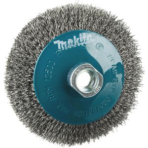 Produktbild für Drahtbürste Makita D39849, gewellt, Kegelbürste