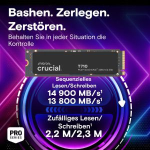 Produktbild für Festplatte Crucial T710, CT2000T710SSD8