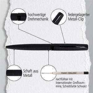 Produktbild für Kugelschreiber Online Eleganza Black Style, 34567