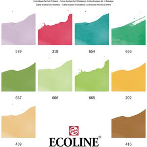 Produktbild für Brush-Pen Ecoline Botanic, 11509804