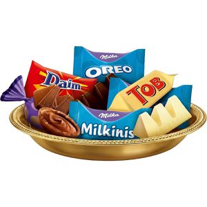 Produktbild für Minischokolade Milka &amp; Friends Weihnachtsteller