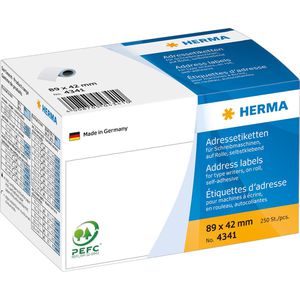 Produktbild für Adressetiketten Herma 4341, weiß