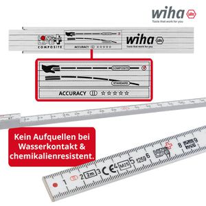 Produktbild für Zollstock Wiha 37067, Longlife Plus Composite, Kunststoff