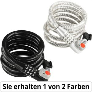 Produktbild für Fahrradschloss Burg-Wächter 230 180 L, farbig sortiert