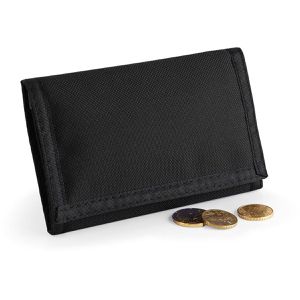 Produktbild für Portemonnaie BagBase BG40, schwaz, aus Polyester
