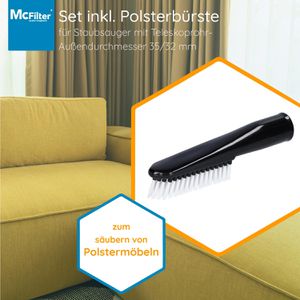 Produktbild für Staubsaugerdüse McFilter SDM-A43, 12-teilig